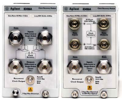 AGILENT 83496A Multi-rate Electrical Clock Recovery Plug-in Module