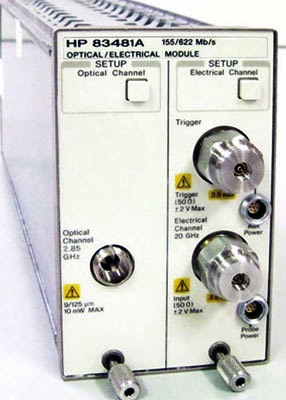 AGILENT 83481A 20 GHz Electrical/2.5 GHz Optical Plug-In Module