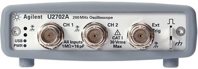 Keysight (Agilent) U2702A 2 Ch 200 MHz USB Modular Oscilloscope