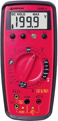AMPROBE 30XR-A Auto Ranging Digital Multimeter with Non-Contact Volt Detect