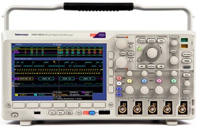 TEKTRONIX MSO3014 4+16 Ch 100 MHz Mixed Signal Oscilloscope
