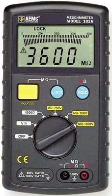 AEMC 1026 1000V Handheld Megohmmeter