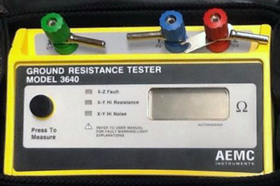 AEMC 3640 3-Point Digital Ground Resistance Tester