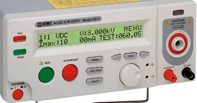 AEMC H215 5KV AC, 6KV DC Withstanding Voltage / IR Tester