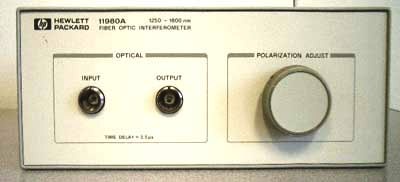AGILENT 11980A Lightwave Fiber Optic Interferometer