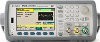 Keysight (Agilent) 33522A 30 MHz, 2 Ch Function / Arbitrary Waveform Generator