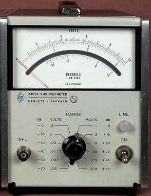 Keysight (Agilent) 3400A True RMS Analog Voltmeter