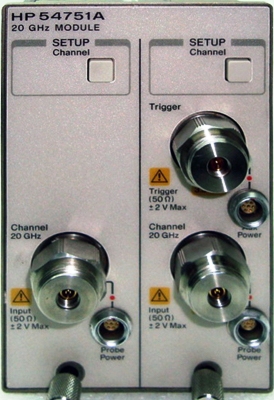 Keysight (Agilent) 54751A 2 Ch 20GHz Vertical Plug-in Module