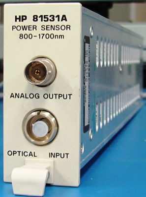 Keysight (Agilent) 81531A 800 to 1700 nm InGaAs Optical Power Sensor Module