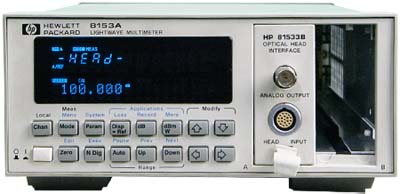 Keysight (Agilent) 8153A Lightwave Multimeter Mainframe