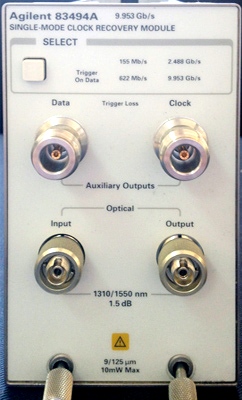 Keysight (Agilent) 83494A Single-Mode Optical Clock Recovery Plug-in