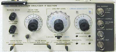 Keysight (Agilent) 8552B Spectrum Analyzer IF Section Keysight (Agilent) 8552B Spectrum Analyzer IF Section