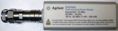 Keysight (Agilent) E9326A 18 GHz Peak and Average Power Sensor