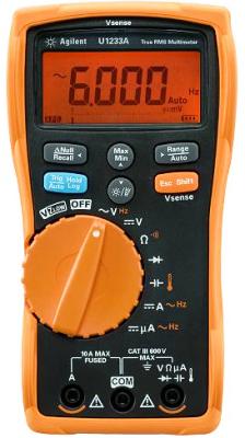 Keysight (Agilent) U1233A True RMS 6000 Count Handheld Digital Multimeter