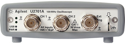 Keysight (Agilent) U2701A 2 Ch 100 MHz USB Modular Oscilloscope