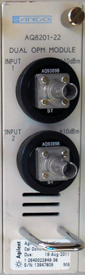 ANDO AQ8201-22 Dual OPM Module (Optical powermeter)