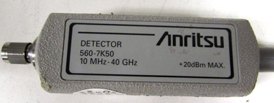 ANRITSU 560-7K50 40 GHz RF Detector