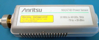 ANRITSU MA2474D 40 GHz Standard Diode Sensor