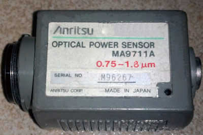ANRITSU MA9711A 750 to 1800 nm GE Optical Power Sensor