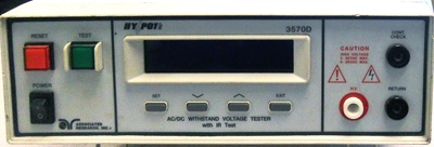ASSOCIATED RESEARCH 3570D 5KV AC, 6KV DC Hypot II Dielectric Withstand / IR Tester