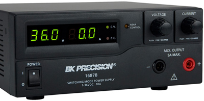 BK PRECISION 1687B 36V 10A Single Output DC Power Supply