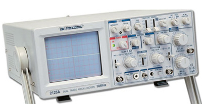 BK PRECISION 2125A 2 Ch 30 MHz Delay Trace Analog Oscilloscope