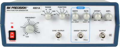 BK PRECISION 4001A 4 MHz Sweep Function Generator