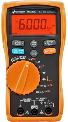 KEYSIGHT U1232A True RMS 6000 Count Handheld Digital Multimeter