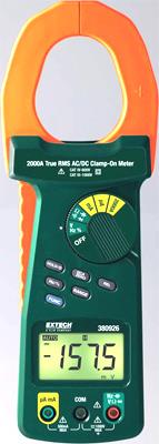EXTECH INSTRUMENTS 380926 2000 Amp True RMS AC/DC Clamp Meter/DMM