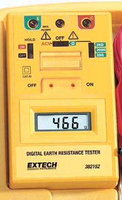 EXTECH INSTRUMENTS 382152 Earth Ground Resistance Tester