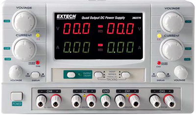 EXTECH INSTRUMENTS 382270 Quad Output DC Power Supply
