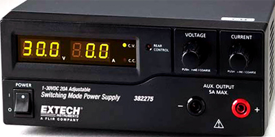 EXTECH INSTRUMENTS 382275 30V 20A Single Output DC Power Supply