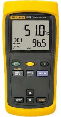 FLUKE 51 II Single Input Digital Thermometer