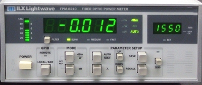 ILX LIGHTWAVE FPM-8210 Single Channel Optical Power Meter