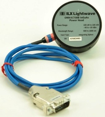 ILX LIGHTWAVE OMH-6708B 800 to 1600 nm InGaAs Optical Power Measurement Head
