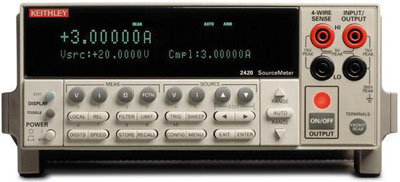 KEITHLEY 2420 High Current SourceMeter w/ Measurements