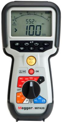 MEGGER MIT420 50-1000V Insulation, Continuity and Capacitance Tester
