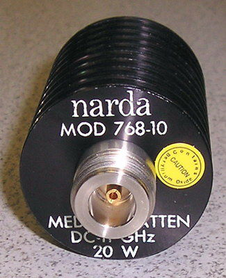 NARDA 768-10 11 Ghz 10 dB RF Fixed Attenuator