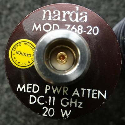 NARDA 768-20 11 Ghz 20 dB RF Fixed Attenuator