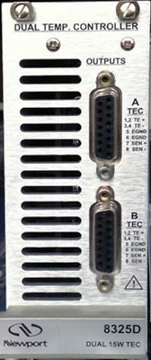 NEWPORT 8325D 2.5 A / 6 V Dual Temperature Controller (TEC) Module