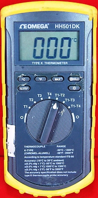 OMEGA HH501DK Single Input Digital Thermometer