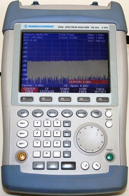 ROHDE & SCHWARZ FSH6.26 6 GHz Handheld Spectrum Analyzer w/ Tracking Gen, PreAmp