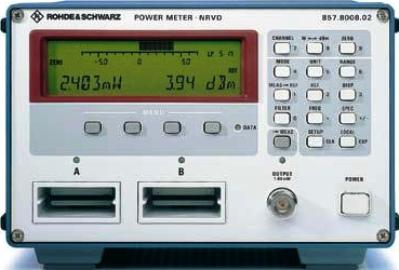 ROHDE & SCHWARZ NRVD Dual-Channel RF Power Meter