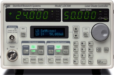 STANFORD RESEARCH SYSTEMS LDC500 100 mA Laser Diode Controller
