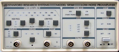 STANFORD RESEARCH SYSTEMS SR560 Low-noise Preamplifier