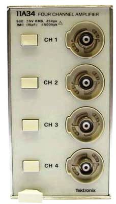TEKTRONIX 11A34 4-Ch High Impedance Amplifier Plug-in
