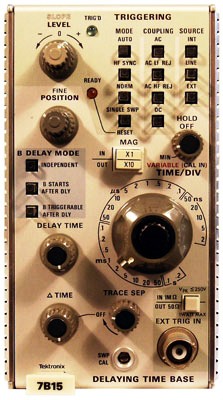 TEKTRONIX 7B15 Horizontal Time Base Plug-in