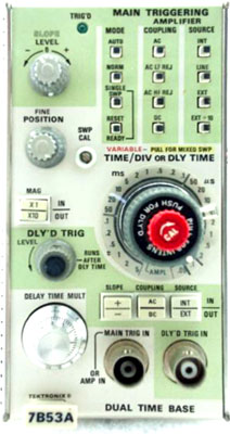 TEKTRONIX 7B53A Dual Time Base Plug-in TEKTRONIX 7B53A Dual Time Base Plug-in