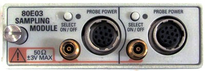 TEKTRONIX 80E03 2 Ch 20 GHz Sampling Plug-in Module TEKTRONIX 80E03 2 Ch 20 GHz Sampling Plug-in Module
