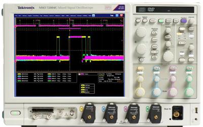 TEKTRONIX MSO72004C 4+16 Ch 20 GHz Mixed Signal Oscilloscope TEKTRONIX MSO72004C 4+16 Ch 20 GHz Mixed Signal Oscilloscope